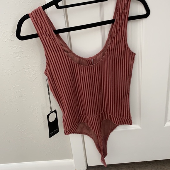 Privacy Please X Revolve Gyle Bodysuit Rosewood Size Small - Picture 3 of 5